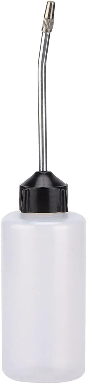 Zerodis Sewing Machine Oil Oiler, 120ML Plastic Oil Dispenser Bottle with Iron Long Extended Mouth Spout