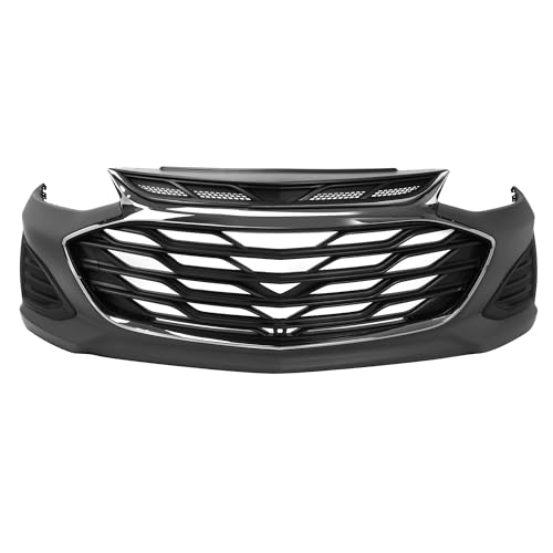 Bumper Front Cover with Grille Fit for 2019-2021 Chevy Cruze Bumper Front Cover of Accessory Replacement
