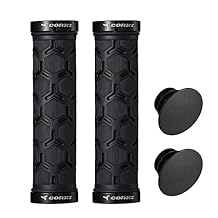 corki Mountain Bike Grips Lock On,Anti-Slip Shock Absorbing Bike Handlebar Grips
