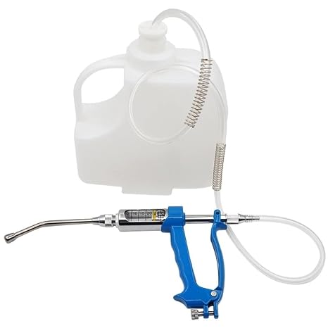Pig, Cattle, Sheep Feeder, Goat and Pig Medicine Syringe, Metal Syringe, pet Medicine Feeder with Bucket, Sheep and Pig Veterinary Medicine Spray 5/10/20/30ml(10ml)