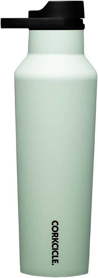 Corkcicle Classic Sport Canteen 20 oz Triple Insulated Bottle, Sage Mist