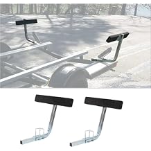 KUAFU Carpeted Boat Trailer Guide 2' Bunk Board Guide On Board Solid & Easy Operation 75 Degree