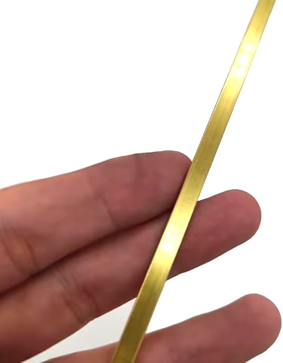 Flat Sheet Solid H59 Brass Row Strip Brass Flat Plate Bar Thickness 3mm 4mm 5mm 6mm 1pcs Length 500mm Square Materials (Size : 4x4x500mm)
