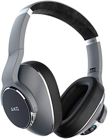 Samsung AKG N700NC Over-Ear Foldable Wireless Bluetooth Headphones, Active Noise Cancelling Headphones - Silver US Version