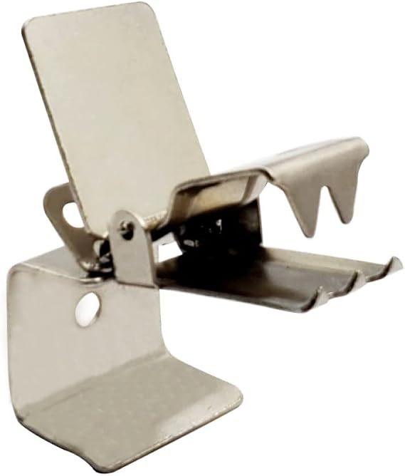 Rug Clips Heavy Duty 10 Pack Rug Grippers with Alligator Jaw Grip for Hanging Large Rugs, Mats with 1"x1" Base for Display Rack