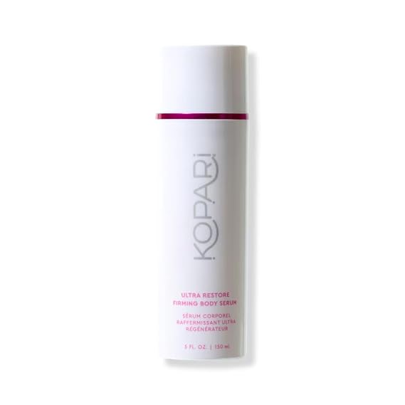 Kopari Ultra Restore Firming Body Serum with Dual Peptide Complex, Deeply Hydrates, Improves Skin Tone & Texture, Firms & Enhances Elasticity, 5 oz
