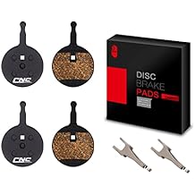 EASTERN POWER 2 Pairs Bicycle Disc Brake Pads for Avid BB5 and Promax MTB Bikes, Resin/Semi-Metallic