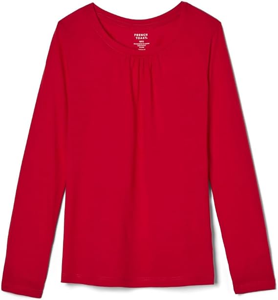 French Toast Girls Long Sleeve Crewneck Tee T Shirt