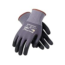 MaxiFlex PIP 34-874/M Ultimate 34874 Foam Nitrile Palm Coated Gloves, Gray, Medium (144 Pair), 8/m