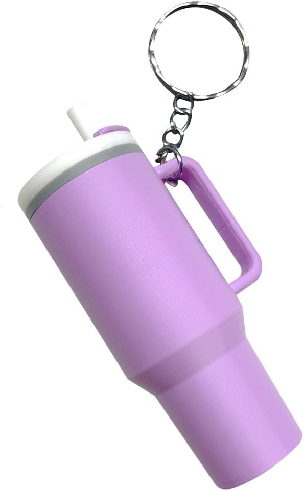 Cute Keychain for stanley cup accessories,Cute Cup Accessories,Purse Handbag Charms for Women Purple