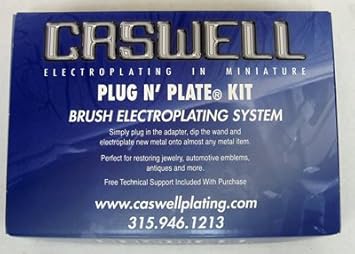 Caswell Plug N Plate Nickel/Flash Copper Kit