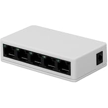 Apera NR3 5 Port Led Illuminated Switch 100Mbps Ethernet Internet Distributor Network Hub For Home Office