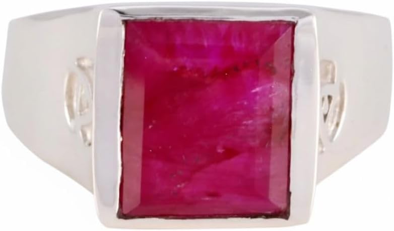55Carat Genuine Choose Your Gemstone Sterling Silver Ring Jewelry in Sizes 4,5,6,7,8,9,10,11,12,13