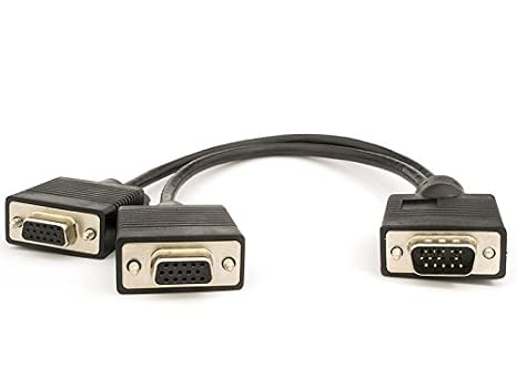 1 FT SVGA Monitor Y Cable - Triple Shielded