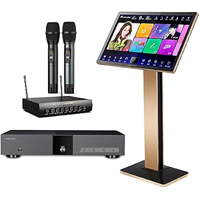 Professional Home Entertainment Karaoke Machine, InAndOn KV-V5 Max Karaoke System,YouTube Movie Song WiFi Cloud Download Fit for Home Party KTV Bar DJ