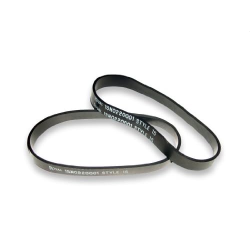 Dirt Devil Royal Vacuum Belt, Pack of 2, Style 15 Dynamite, OEM Authorized, Belt Replacement for Use in Dirt Devil Royal Vacuum Cleaner Models