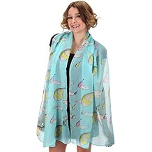elope Oh the Places You'll Go! Dr. Seuss Lightweight Scarf - Printed Cat in the Hat Design, Officially Licensed