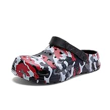 Kids Boys&Girls Black Camouflage Clogs Children's Beach Shoes Classic Marbled Tie Dye Clog Little Kid