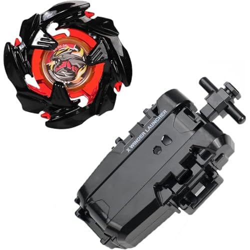 Left-Spin X Top with String Launcher Pack, Fun Battling Game, Attack Type X Series, Great Start Set for Beginners Boys Kids 6