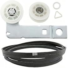 Seentech 279640 & W10837240 & 661570 Dryer Idler Pulley Kit and Dryer Drum Belt Compatible with Whirlpool May-tag Kenmore Dryers Replaces: 661570VP 661570V PS11726337 W10547290