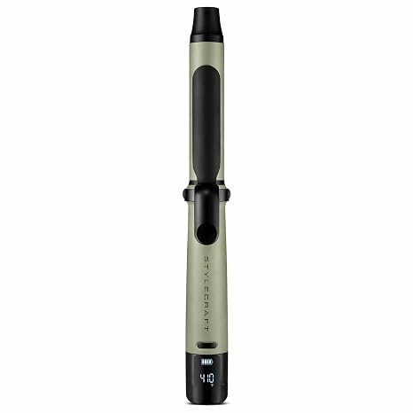 StyleCraft Sage 1" Ceramic Rechargeable Cordless Curling Iron & Wand