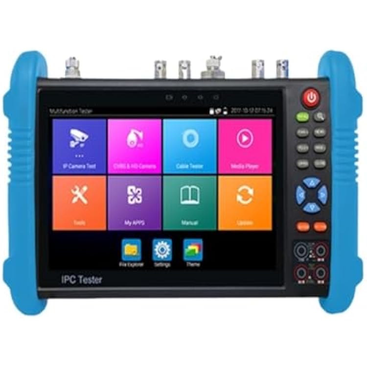CCTV Tester Monitor 8K IPC Tester IPC9800PRO 7 CCTV Camera 8MP AHD CVI TVI H.265 IP Camera Tester PTZ Cable Tester VGA Input CCTV Tester Professional Testing Tools9800CMADHS Pro