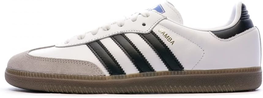 adidas Samba Og, Men's Sneaker, FTWR White Core Black Clear Granite, 8
