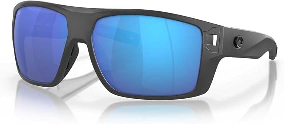 Costa Del Mar Mens Diego Rectangular Sunglasses