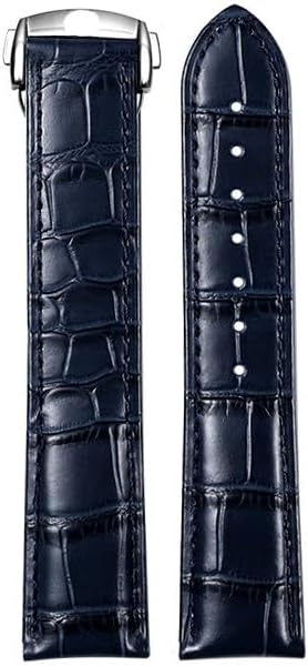 Solid Stainless Steel Watch Strap For Omega De Ville Folding Clasp Watch Band Accessories