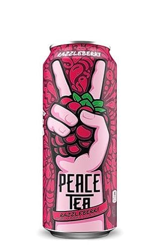 Peace Tea Cans, 23 fl oz, 12 Pack (Razzleberry)