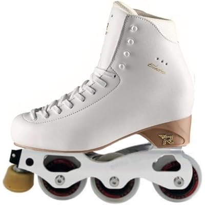 LEstel Skates Risport Electra Boots  Snow White-Inline Figure Skates