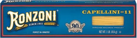 Ronzoni Capellini Pasta 16 oz