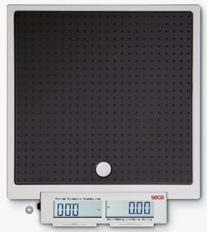 Seca 874 Flat Scale for Mobile Use with Push Buttons and Double Display