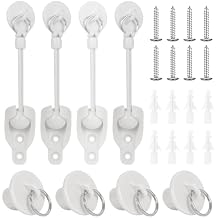 Replacement Shade Parts Bungee End Cap Kit, for Exterior Cordless Roller Shades Outdoor Blinds (2pcs, White)