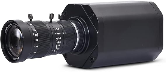 MOKOSE 4K Digital Camera 3840 * 2160/30FPS HDMI 3G-SDI 1080P USB Webcam 3.5MM Microphone with 10-55MM Telephoto Zoom Manual Lens Exchangeable CS/C Mount Lens