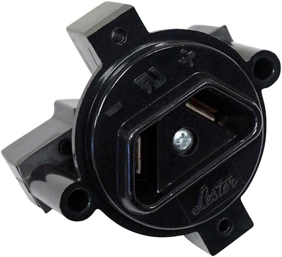 Club Car Crow Foot 2 Prong Charger Plug Receptacle | Electric Golf Cart Parts