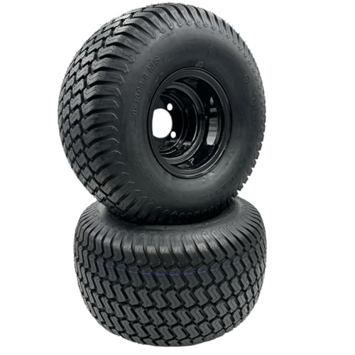 Set of 2-20x10.00-8 Tire and Rim Compatible with Wright Stander