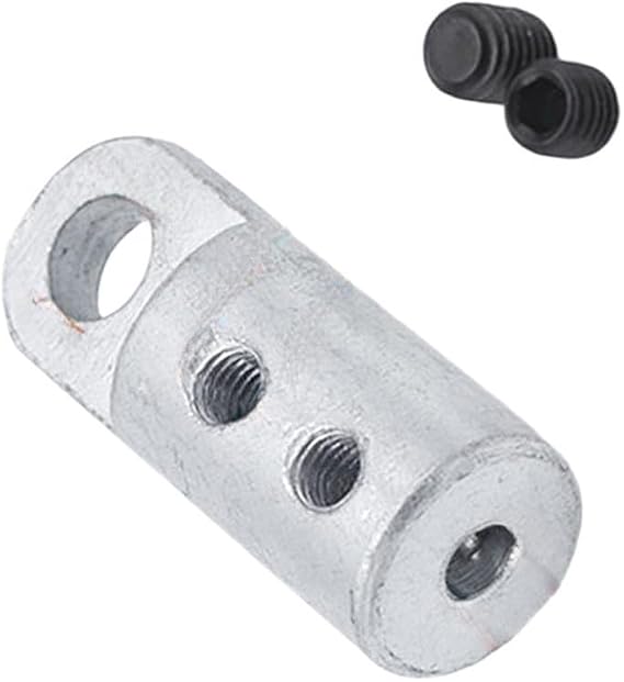 Gym Pulley Machine Cable Connector For 5mm 6mm Wire Rope Terminal With Stainless Steel Core And Rubber Stopper For Home Commercial Fitness Equipment Lat Pulldown Chest Fly Row Tricep Stand Systems