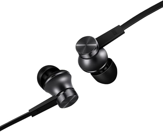 Xiaomi ZBW4407TY Piston Basic Edition Earbuds with Microphone, Black, Flat Wired