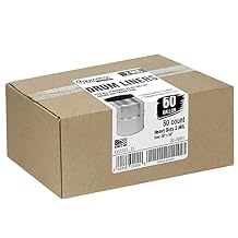 Ultrasac - Heavy Duty Drum Liner, 55-60 Gallon, 2 Mil, 38"x58", Black, 50 Count/w Ties