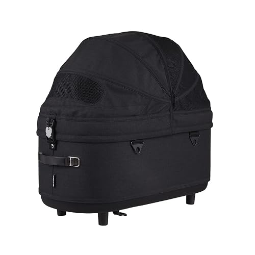 AIRBUGGY DOME3 COT LARGE Single Item Dome 3 Earth Black Air Buggy Dog Cat Dog Cart Pet Carrier eabagi