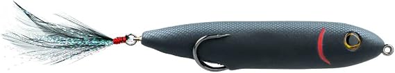 SNAG PROOF Zoo Pup Topwater Lure | Weedless Frog with Lifelike Action | Black, 1/2 oz.