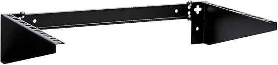 RackPath 6U Vertical Wall Mount Rack - Heavy Duty 125lbs Capacity Vertical Mounting Bracket (6U)
