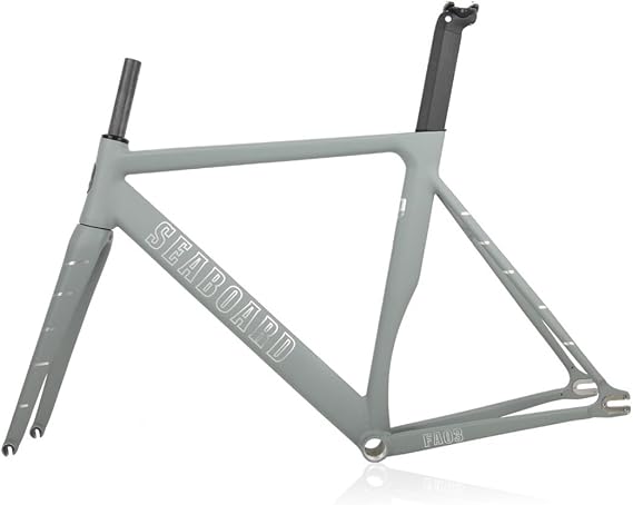 Fixed Gear Bike Frameset 52CM 55CM 58CM Track Bike Frame Aluminum Alloy Bicycle Frame C Brake Quick Release Frames 100/120mm QR