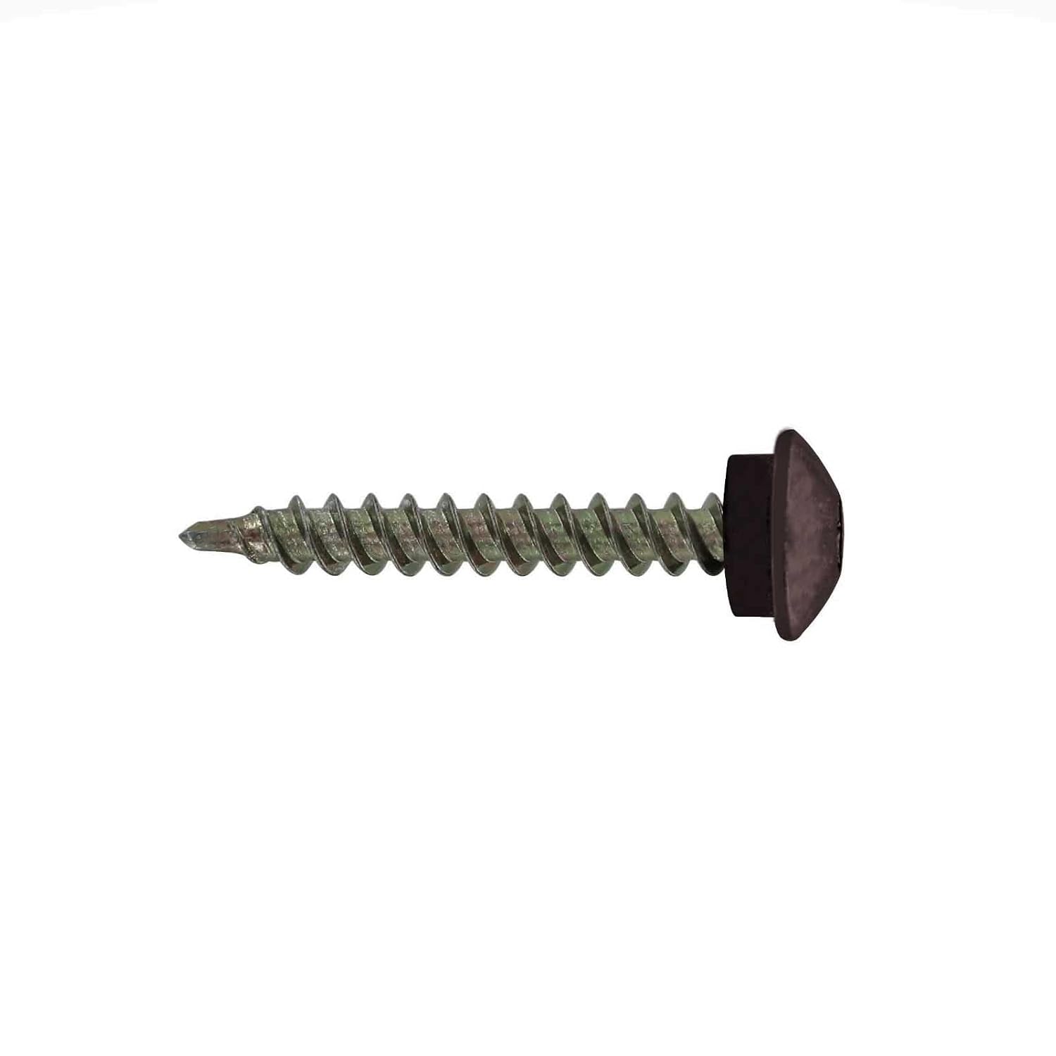 Fasteners Plus ST Fastening #10 x 1-12 Eclipse Woodbinder Metal Roofing Stitch Screws Metal-to-Wood - Charcoal Gray Pack of 250