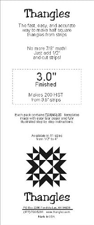 Thangles 3.0" Finished Quilting Templates