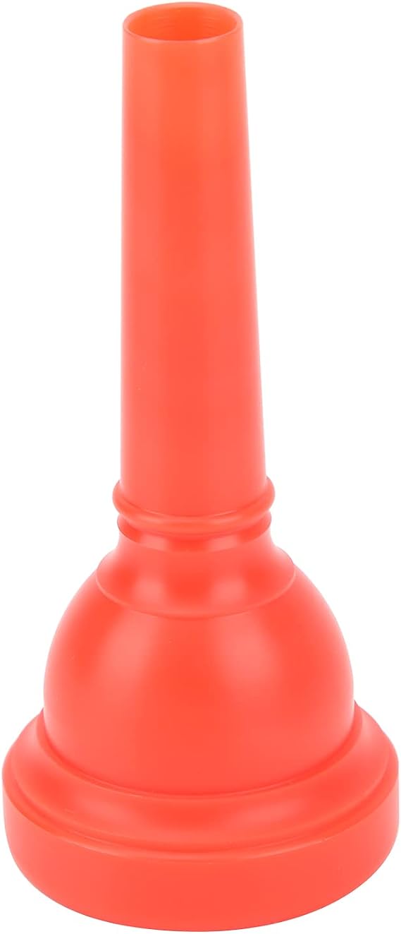 Trombone Mouthpiece, Shank Trombone Mouthpiece, Euphonium Mouthpiece Replacement Musical Instruments for Beginners (Red)