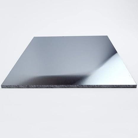 MIC-6 Aluminum Plate, Unpolished (Mill) Finish, Cast, T6 Temper, 2" Thickness, 12" Width, 12" Length, OnlineMetals