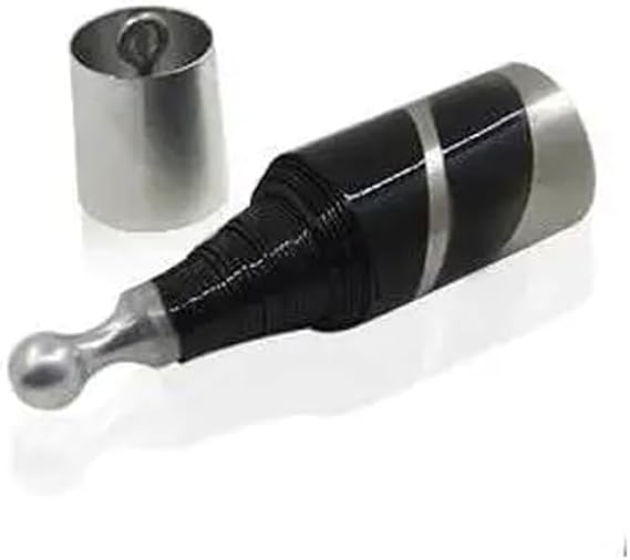 1 x Metal Magic Trick Wand for Silk Stage Street Party Magic Props (1 x Black)