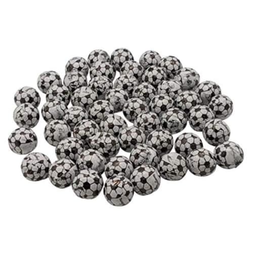 Chocolate Covered Soccer Balls - 5 LB Resealable Stand Up Bag approx. 400 pieces - Individually Wrapped Milk Chocolate Soccer Balls - Bulk Party Filler for Events, Sports Parties, and Celebrations